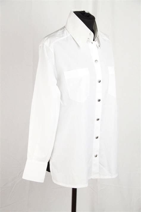 chanel white button down|chanel blouses sale.